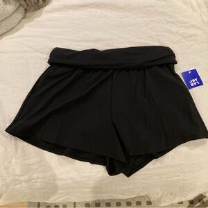 JoyLabTM Mid-Rise Foldover Waistband Woven Shorts 2”